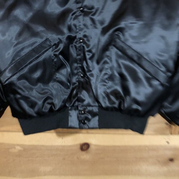 NEW Club Dance King Louie PRO FIT Union Tag Bomber Jacket Mens Size L TNN Snap - Picture 4 of 12